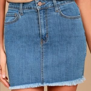 Lulu’s Denim Skirt